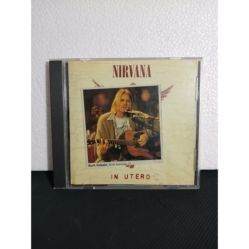 Nirvana In Utero Alternate Cover Art CD Vintage 1990s Import Rare Pressing